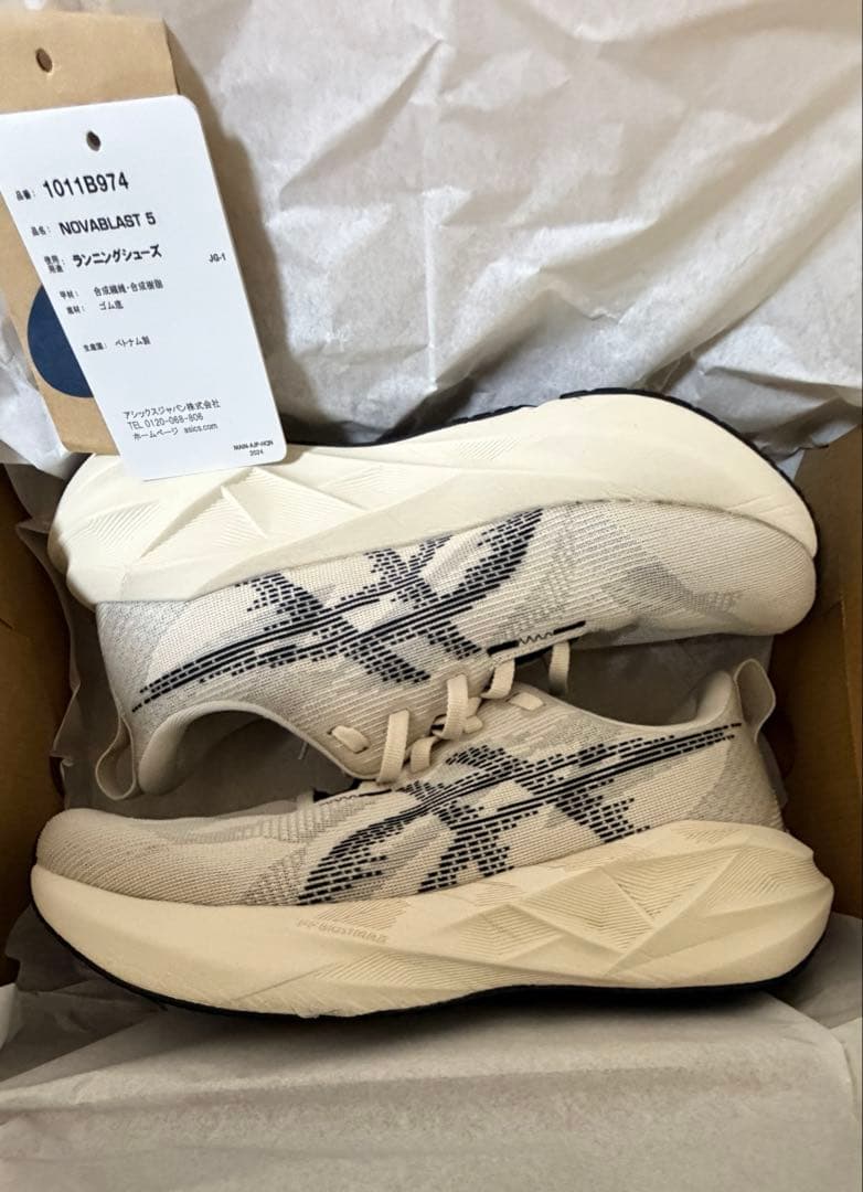 【早い者勝ち】アシックス ノヴァブラスト 5 25cm