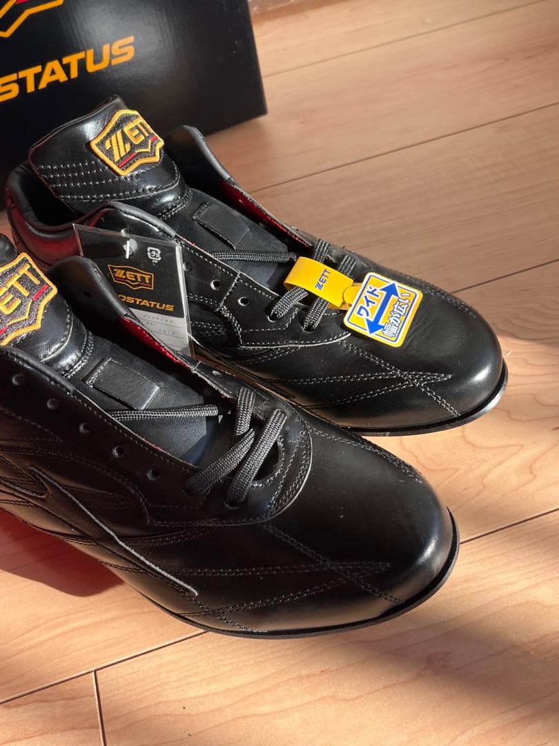 【新品未使用】ZETT プロステイタス 野球スパイク 革底 27.5cm