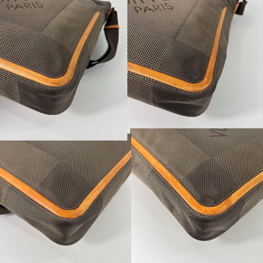 超極美品 ルイヴィトン ダミエジェアン コンパニョン ショルダーバッグ テール