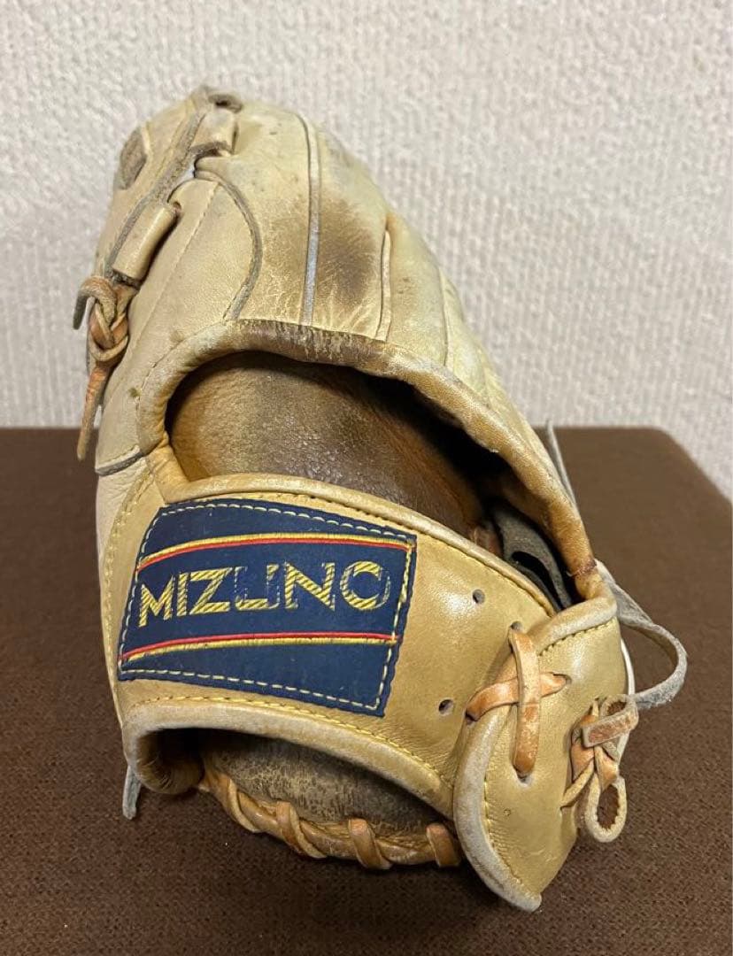 昭和レトロ 野球 グローブ 青カップ ミズノ BGN3200 一般軟式 - メルカリ