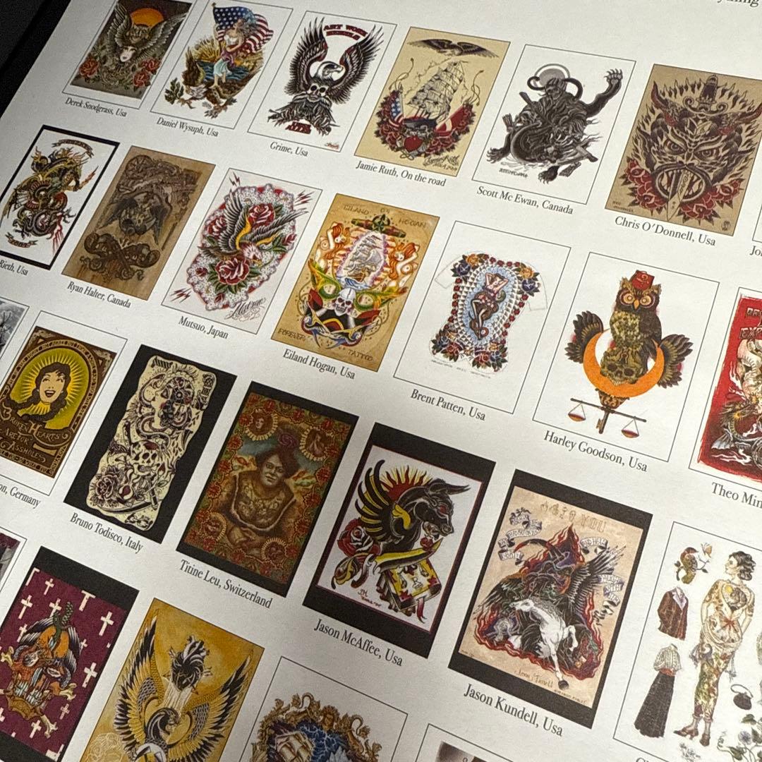 絵画 彫師 限定版 特大ポスターセット フラッシュ タトゥー レア