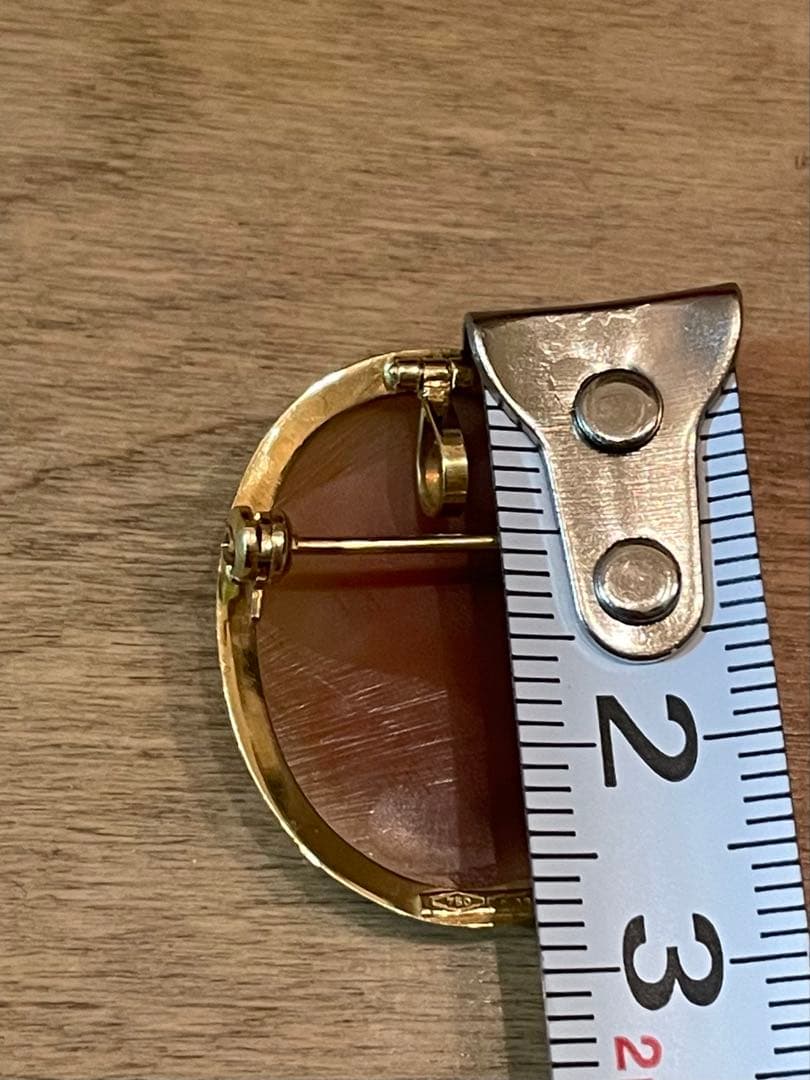 ⬇️カメオ　2way ブローチ　ペンダントトップ⭐︎750（k18）