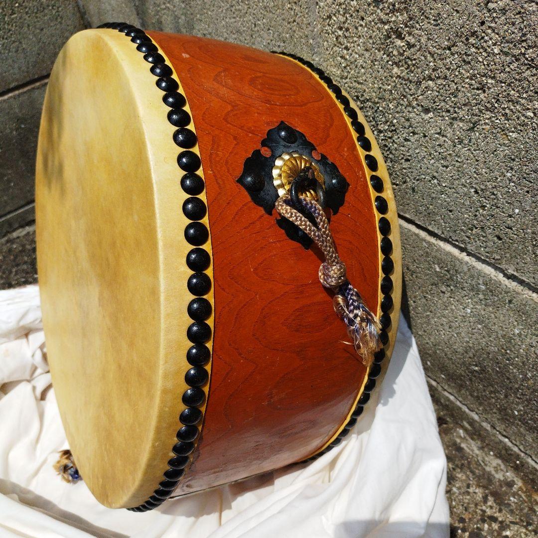 木製和太鼓 伝統楽器　平太鼓