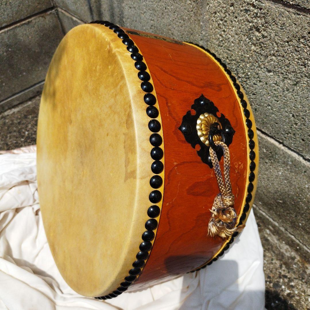 木製和太鼓 伝統楽器　平太鼓