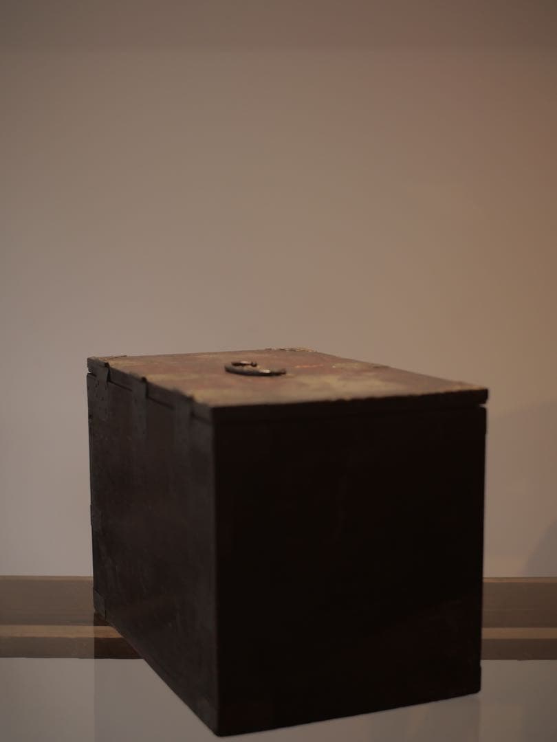 銭箱　硯箱　木箱　収納　小物入れ　民藝　古家具　古道具　アンティーク　昭和レトロ