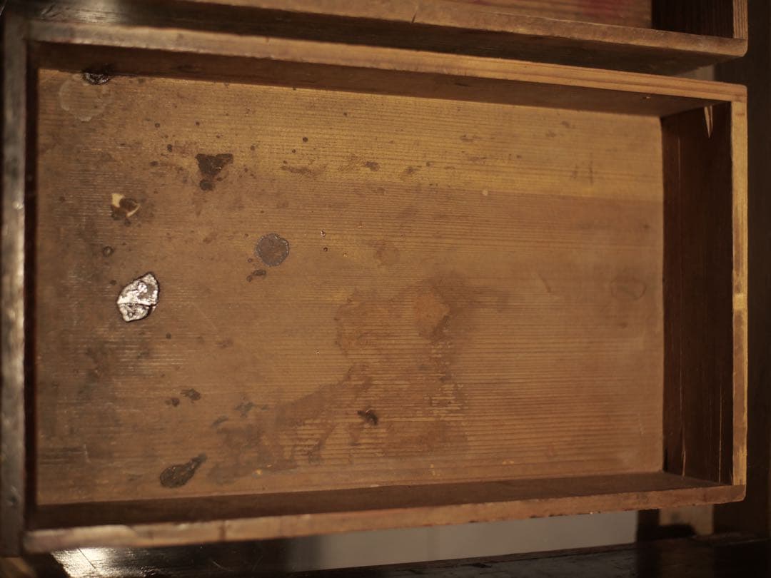 銭箱　硯箱　木箱　収納　小物入れ　民藝　古家具　古道具　アンティーク　昭和レトロ