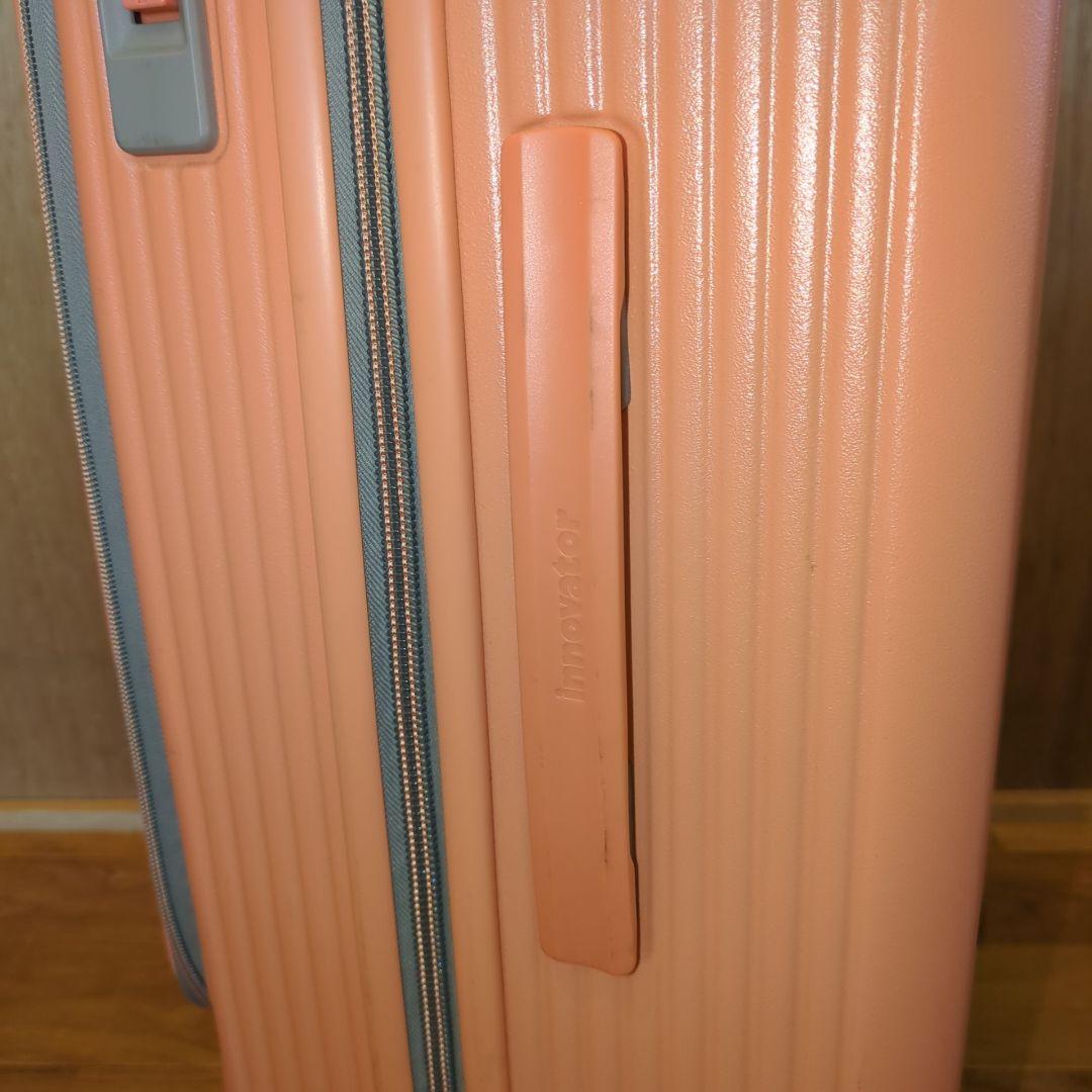 イノベーター ピンク スーツケース キャリーケース TSAロック 中型