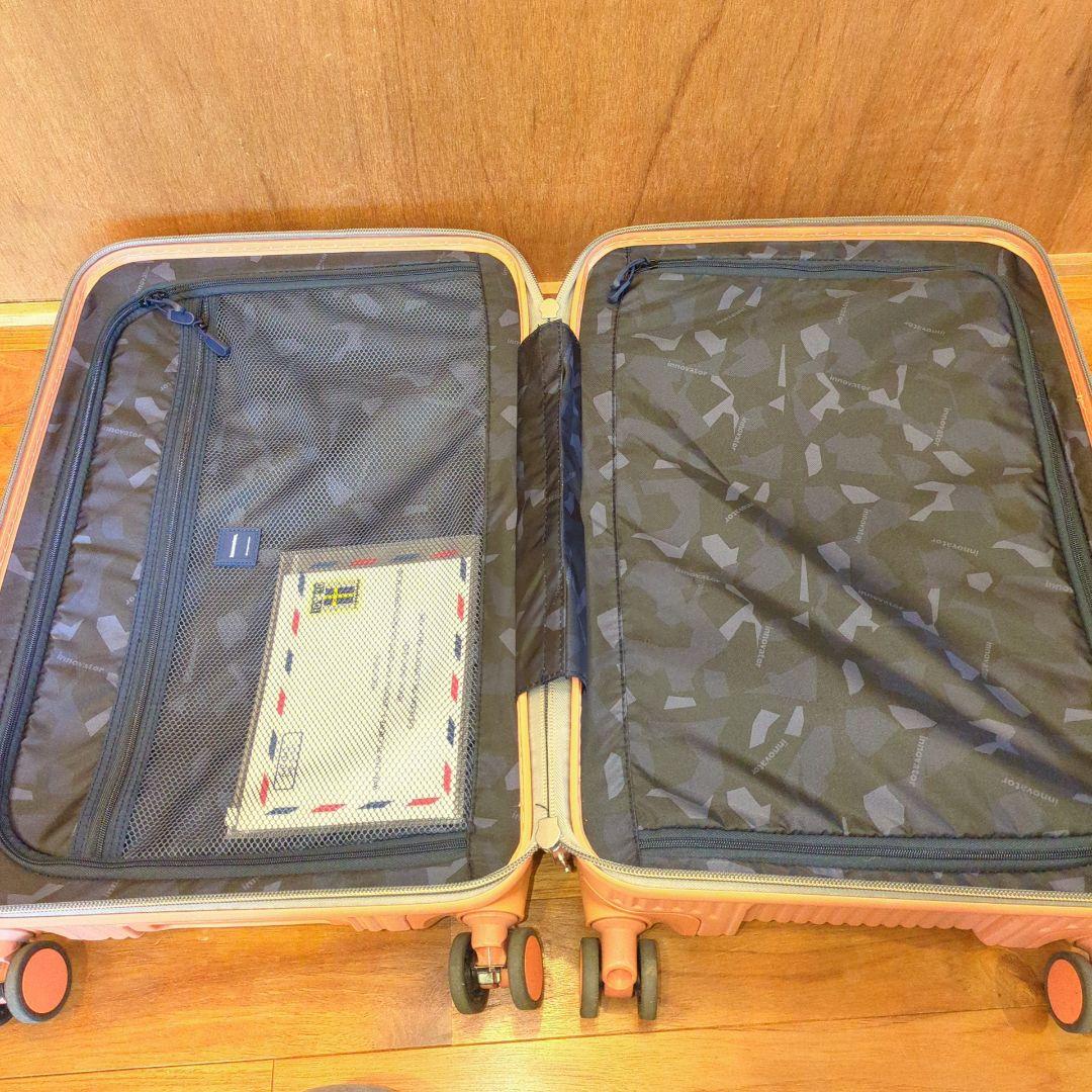 イノベーター ピンク スーツケース キャリーケース TSAロック 中型