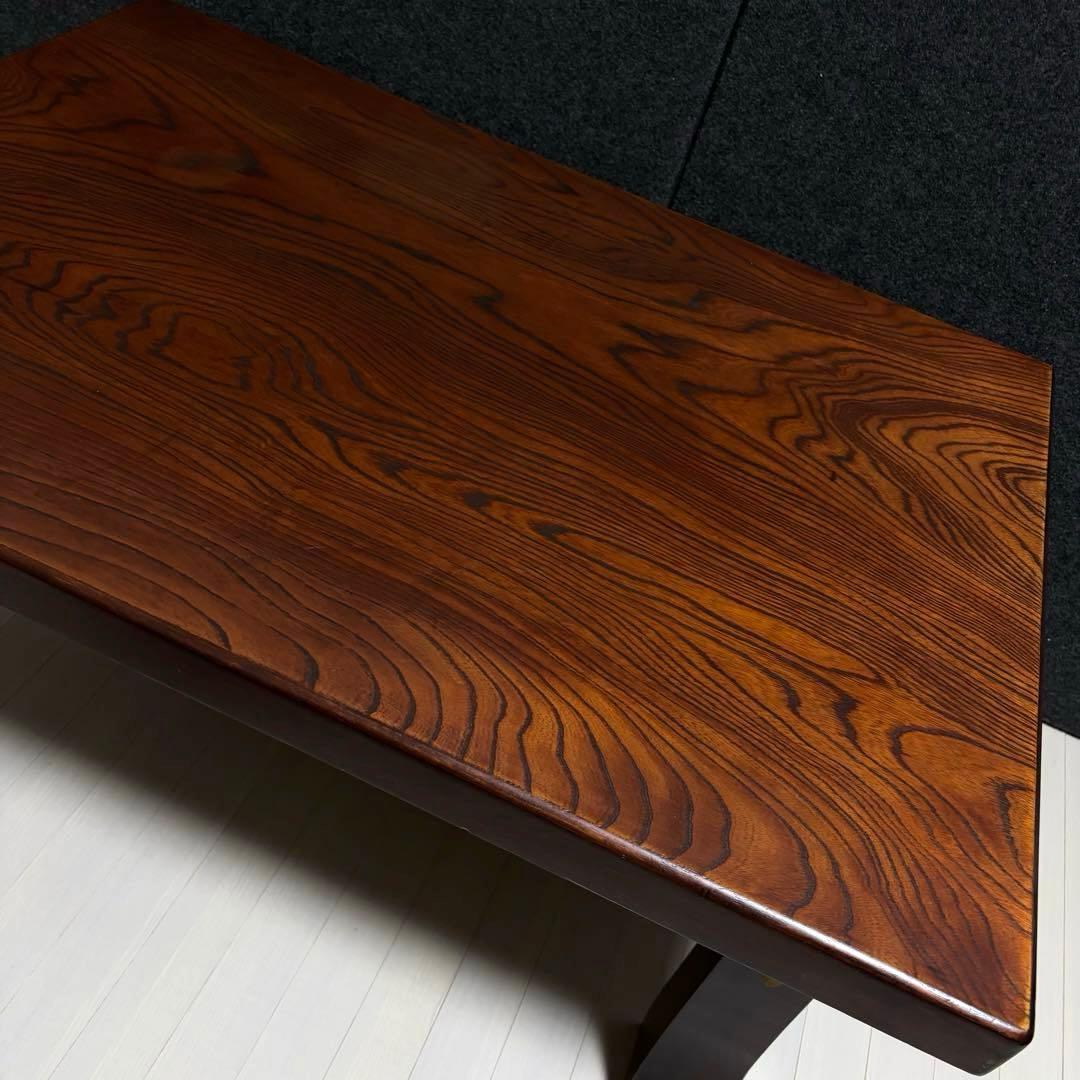 座敷机　レトロ　ちゃぶ台　折りたたみ　座卓　天然木　ローテーブル　ヴィンテージ