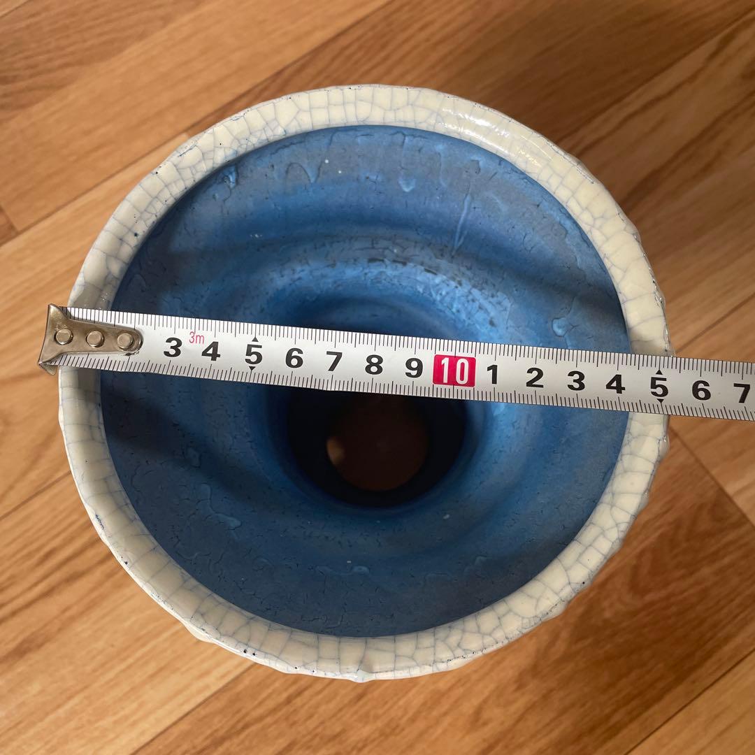 赤*メ様 陶器鉢　沼野秀章　植木鉢　笠間焼