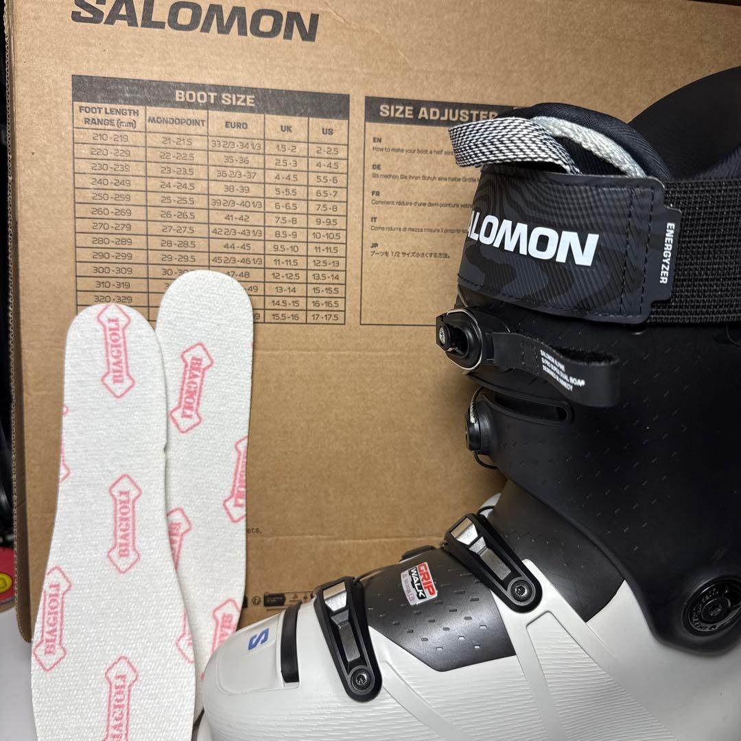 美品SALOMON S/PRO ダブルBOA 130 スキーブーツ