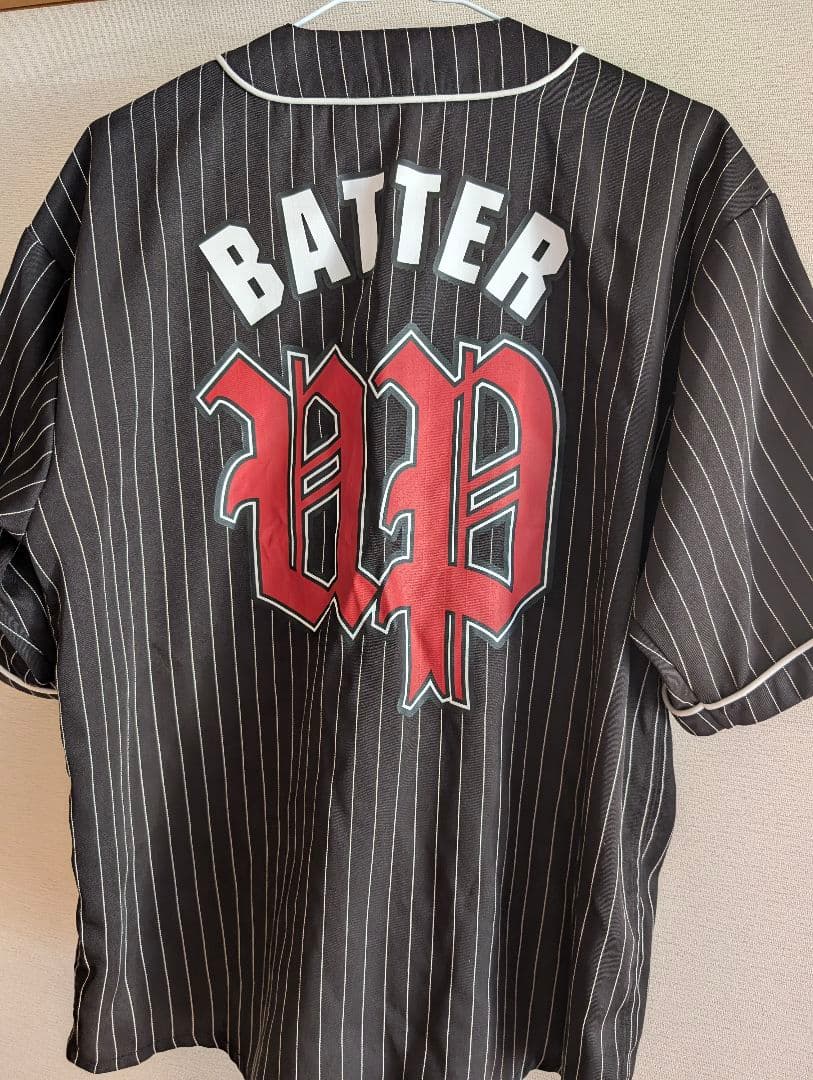 【美品】BABYMONSTER BATTER UP ベースボールシャツ 黒 M
