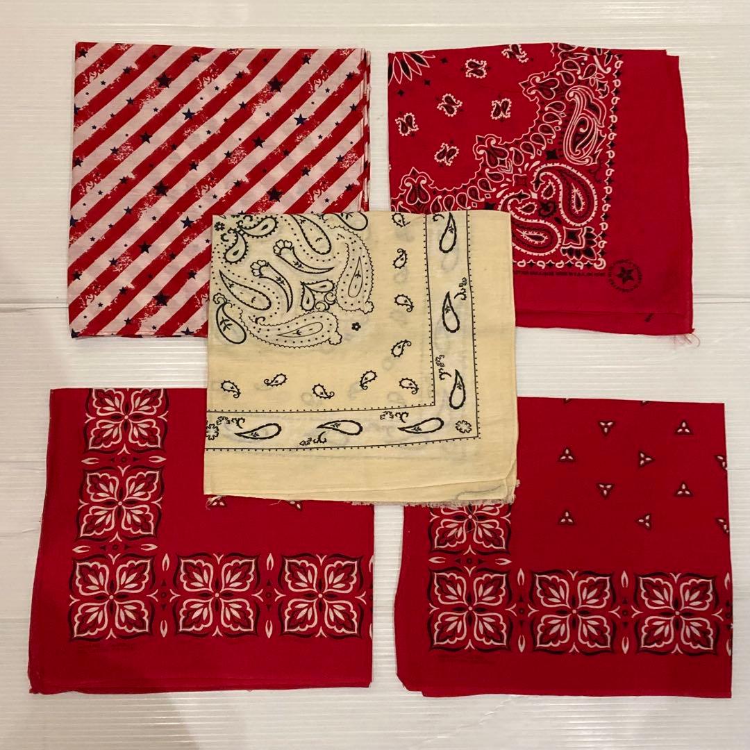 70s〜90s FAST COLOR ビンテージ バンダナ まとめ売り USA - メルカリ