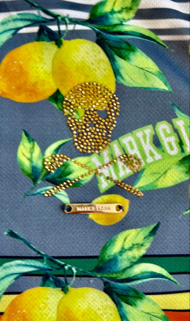 #MARK&LONA レモン柄ポロシャツ