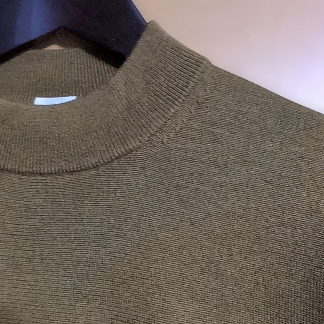 【カズさん】エディフィス　モックネックニット　カシミヤシルク混