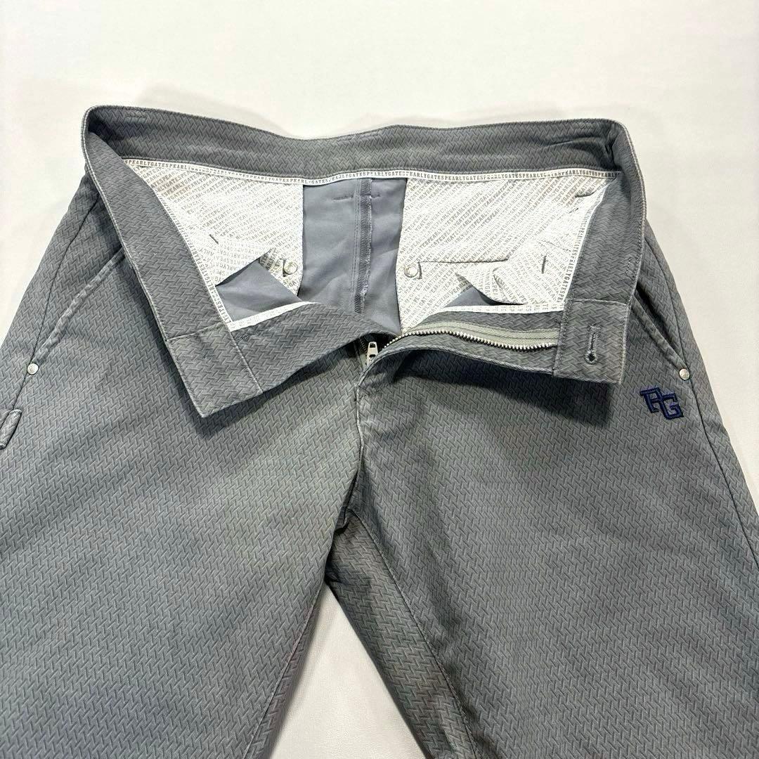 パーリーゲイツ ロングパンツ グレー 総柄 サイズ3 S〜タイト目M程度