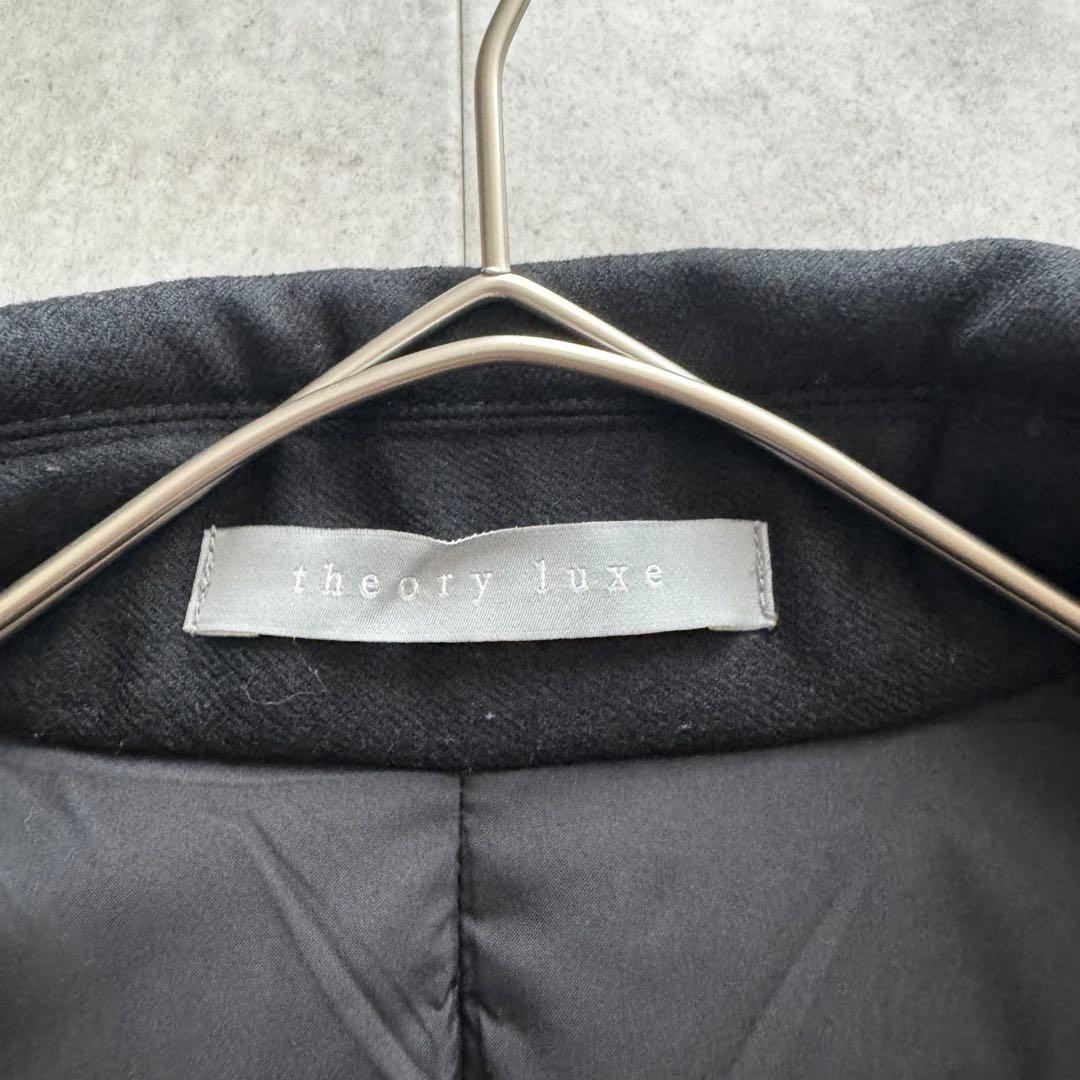 セオリーリュクス　ダウンチェスターコート　ロング　内側ダウン　黒　40