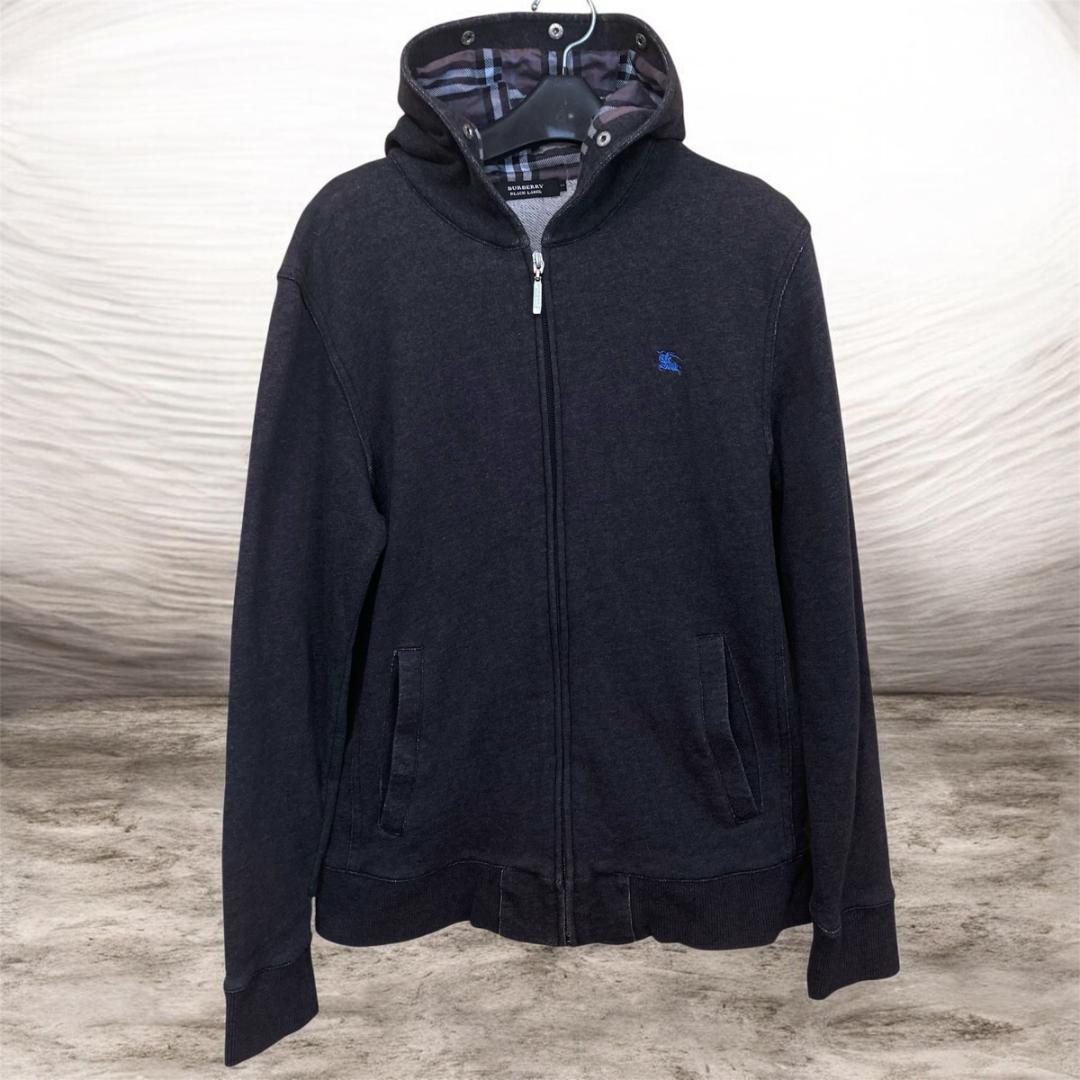 BURBERRY BLACK LABEL ラビットファー付きパーカー サイズ2 - メルカリ