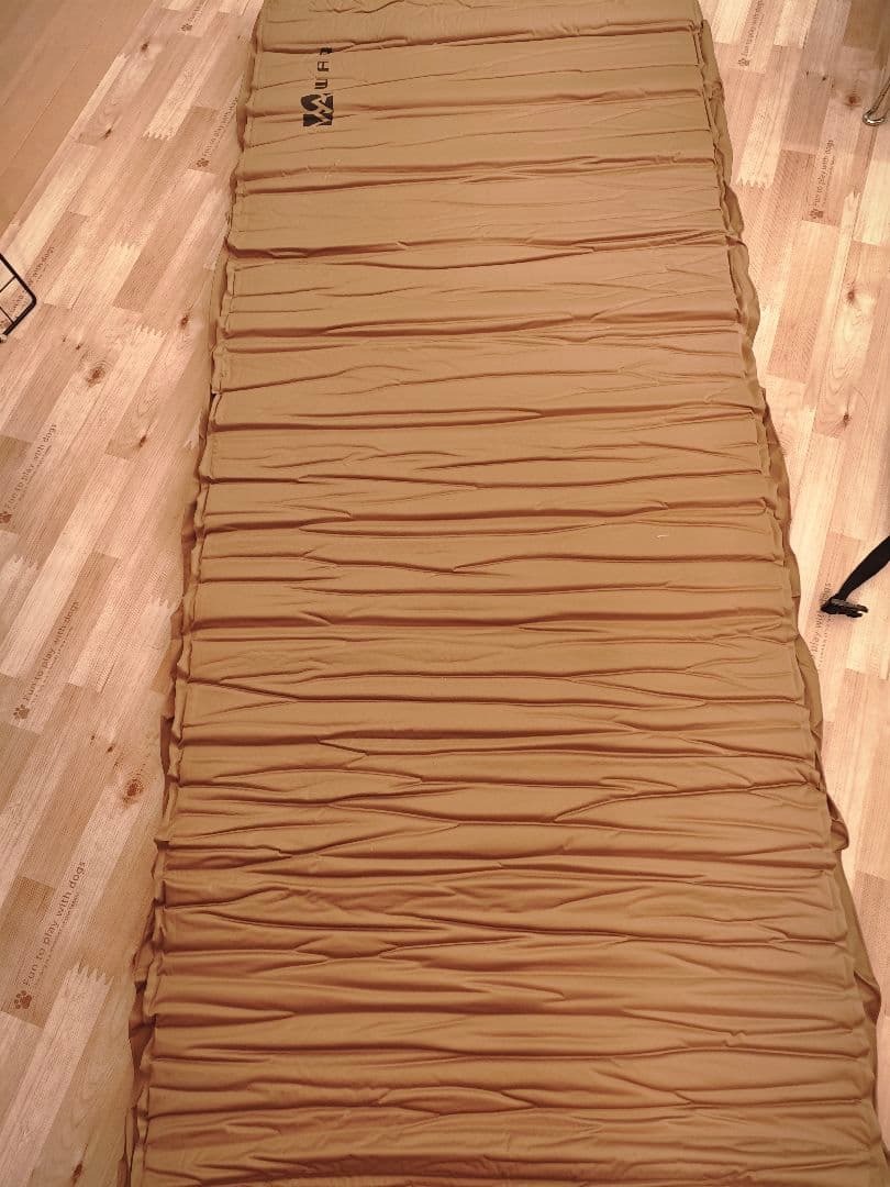 waq インフレーターマット10cmシングル ベージュ