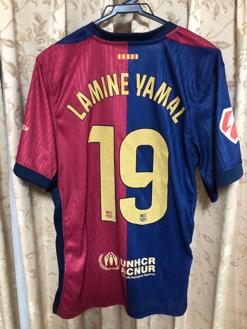 バルセロナ24/25 ラミン・ヤマル 国内3冠 リーグ仕様 オーセンティック