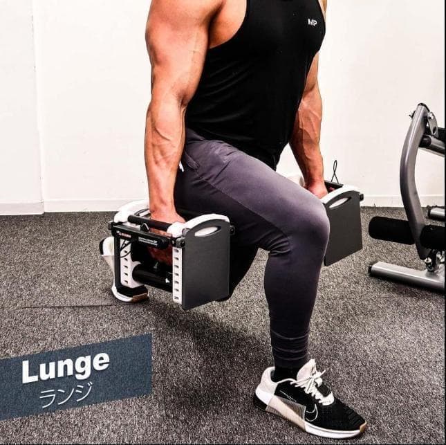 中古26-5パワーブロック ダンベル 可変式 42kg 2個セット24段階調節