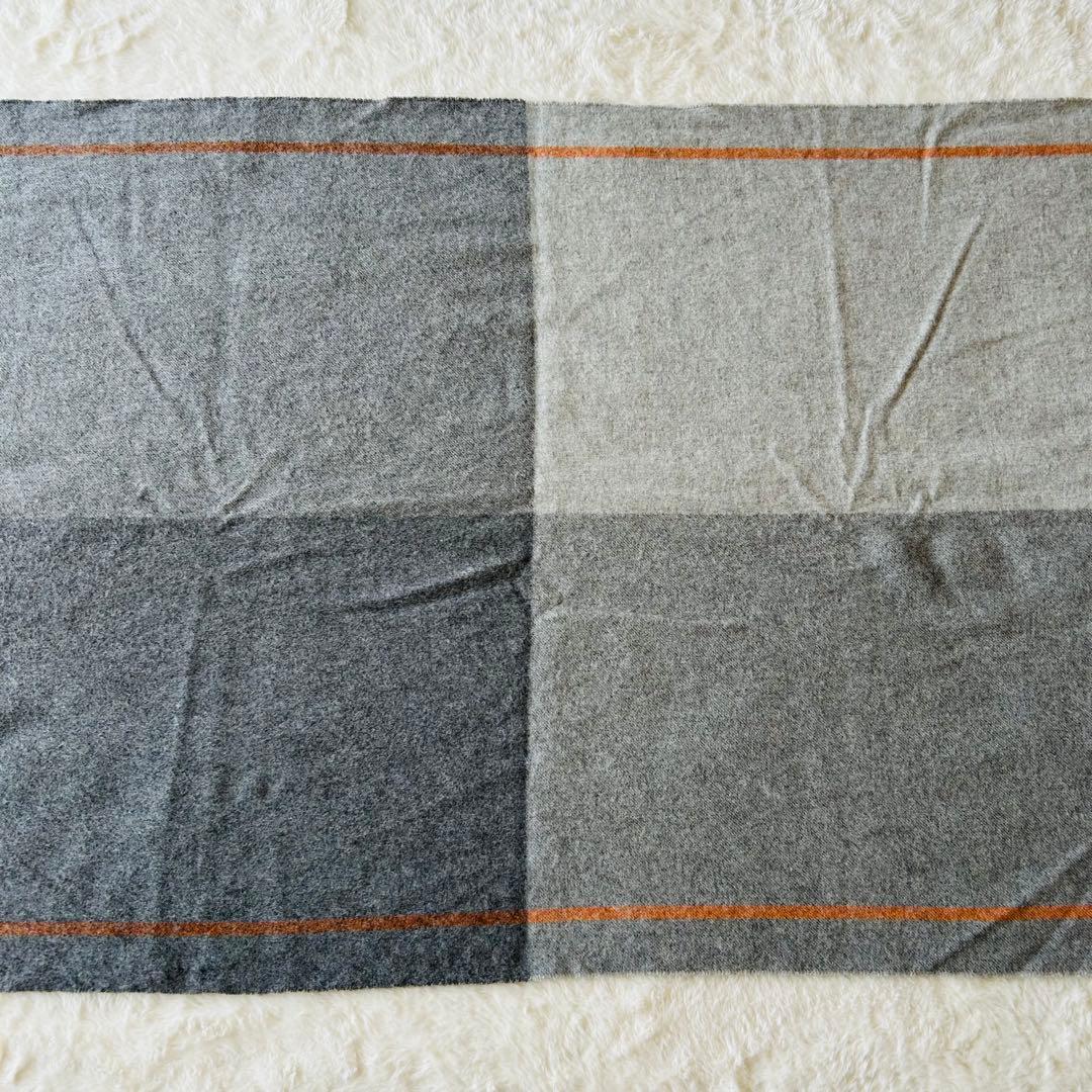 ジョンストンズ フィルメランジェ 別注 ストール 防寒対策 定価6.2万円 大判