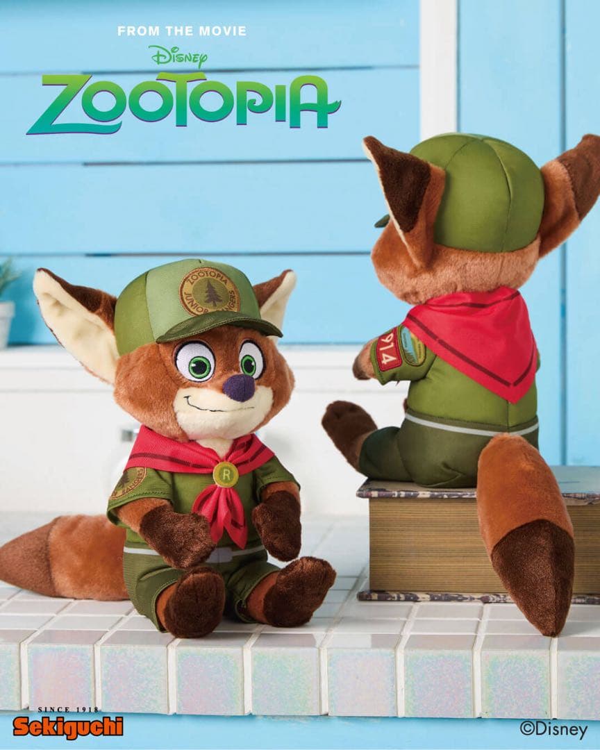 限定品】ぬいぐるみ ニック ジュニアレンジャー ズートピア - メルカリ
