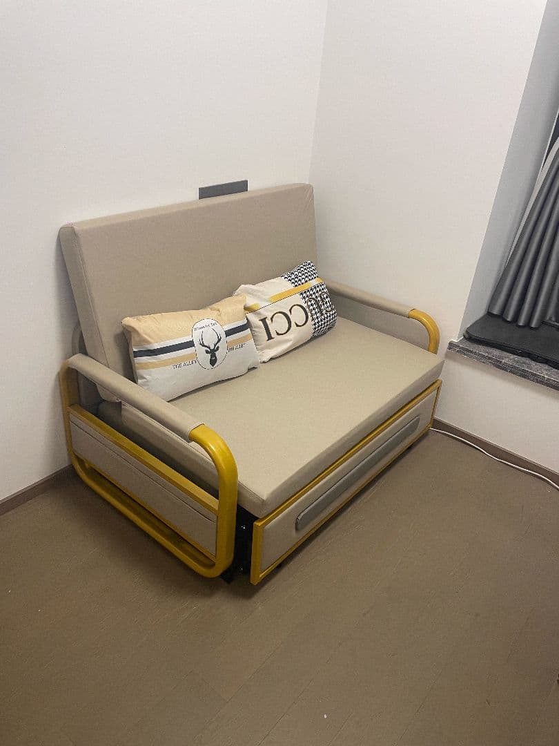 1人掛け ソファベッド 2WAY 折りたたみ コンパクト