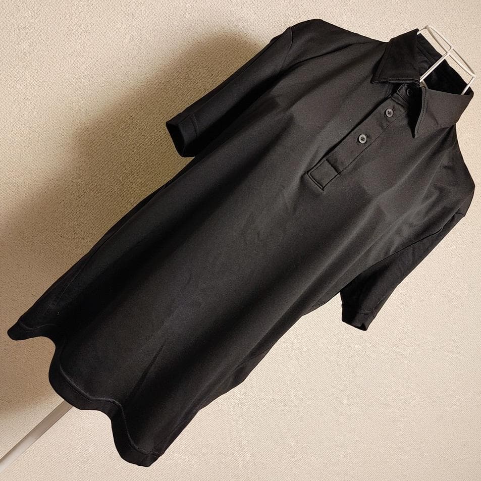 roar★L 黒★定価18700円 ロアー 3D 半袖ポロシャツ ゴルフウエア