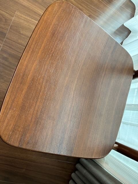 無印良品 ラウンドチェア ウォールナット