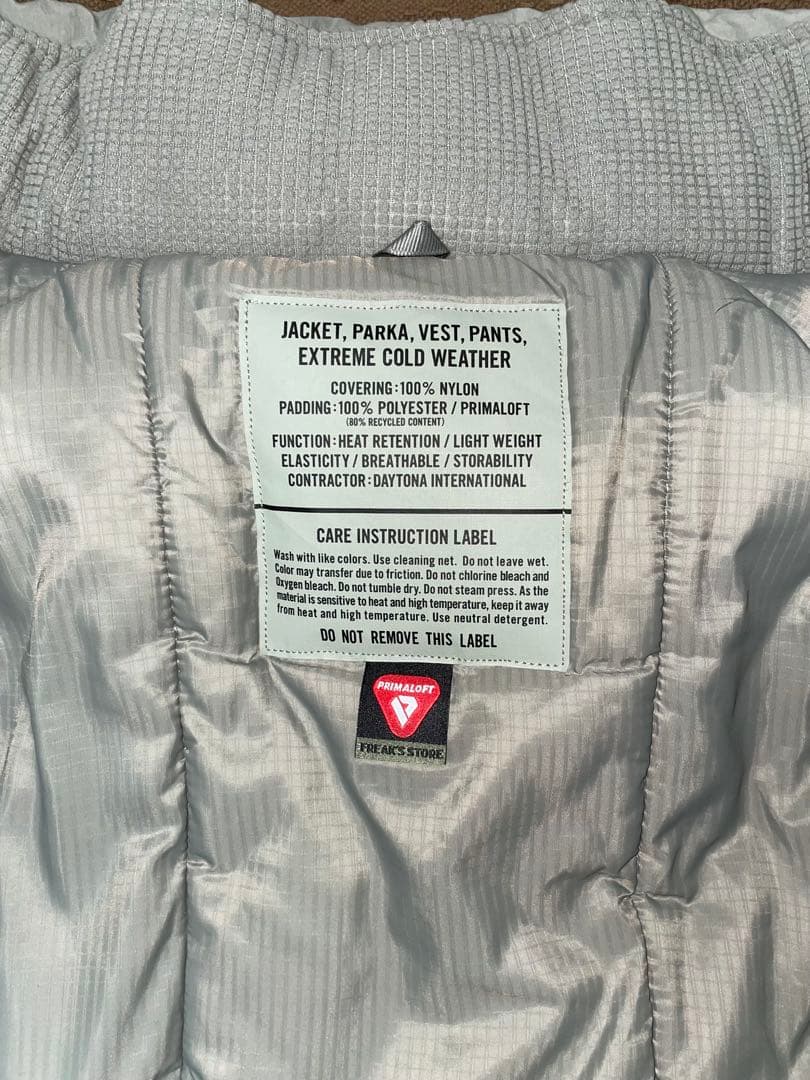 フリークスストア Level7 ECWCS プリマロフト