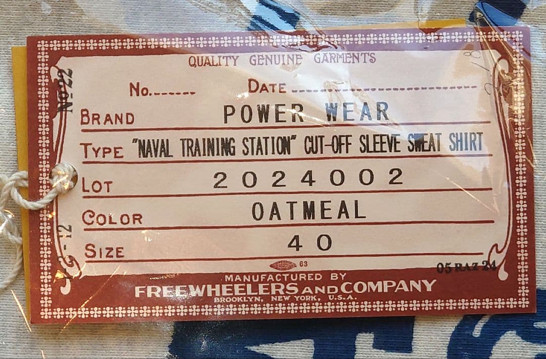 フリーホイーラーズ　カスタム半袖スゥエットシャツ Size 40 未開封