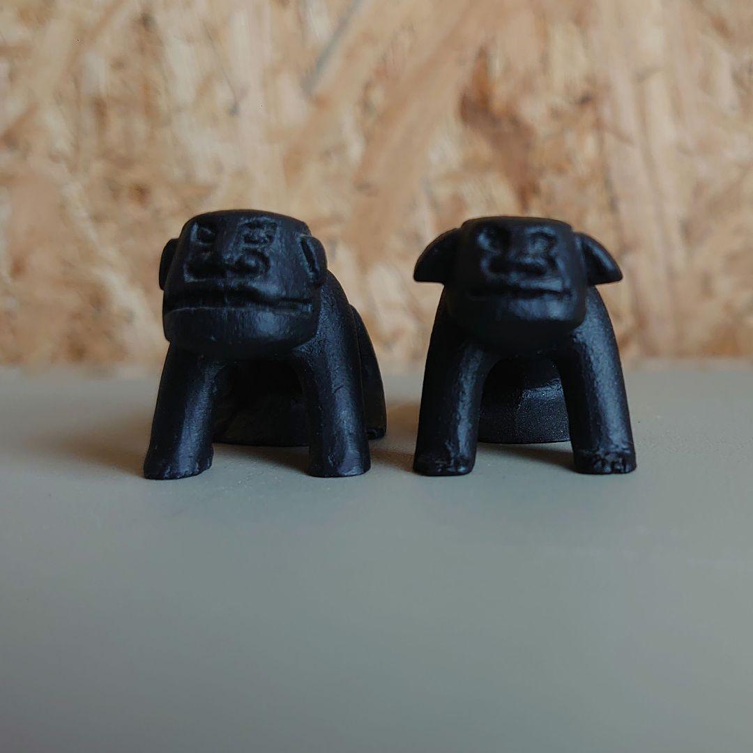 盛岡天満宮 狛犬 南部鉄器 - メルカリ