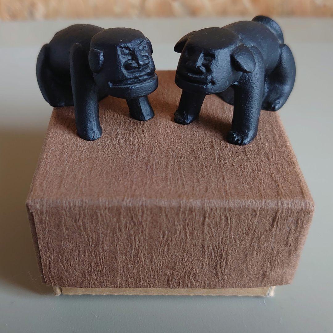 盛岡天満宮 狛犬 南部鉄器 - メルカリ