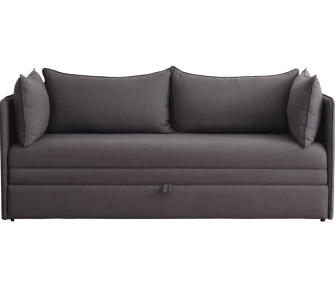 コアラソファーベッド BOXY ダークグレー 3人掛け