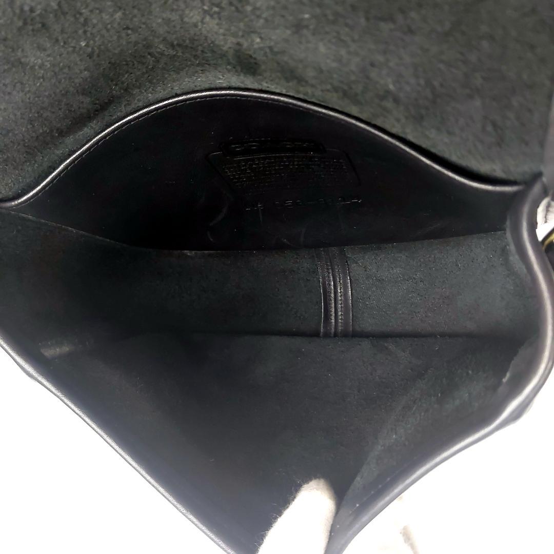 COACH オールドコーチ 8114 ターンロック ショルダーバッグ ネイビー