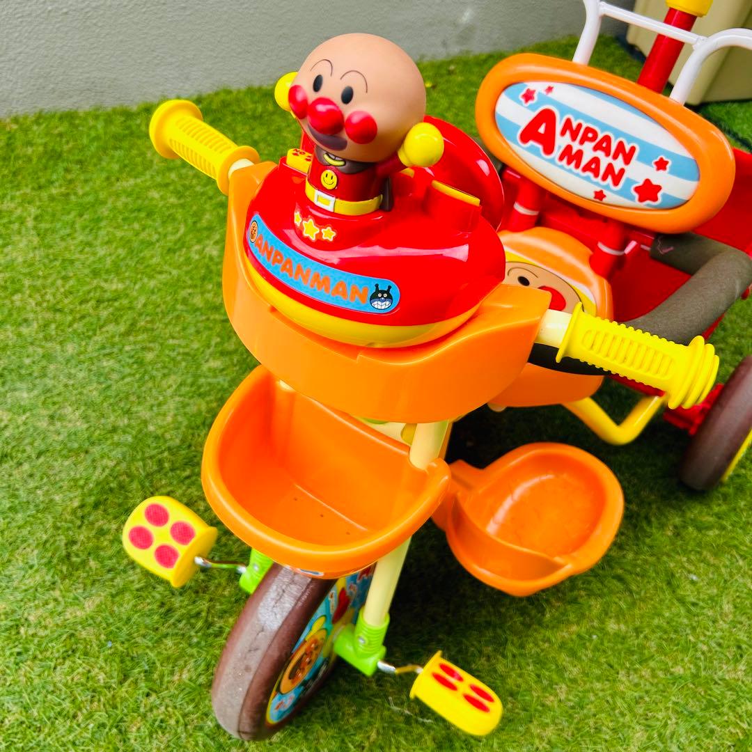 アンパンマン 三輪車 それいけ！アンパンマン デラックスII レッド 赤