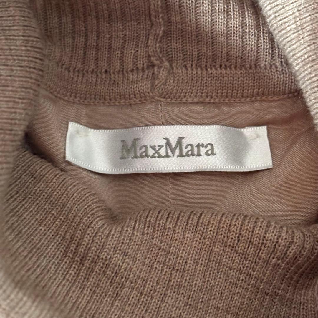 新品同様‼️最高級 白タグ マックスマーラ ウール100%ふんわりワンピース