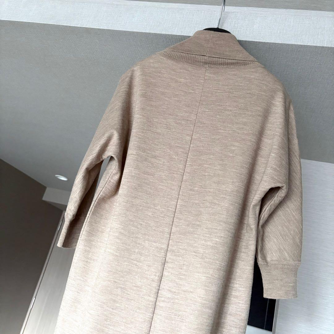 新品同様‼️最高級 白タグ マックスマーラ ウール100%ふんわりワンピース