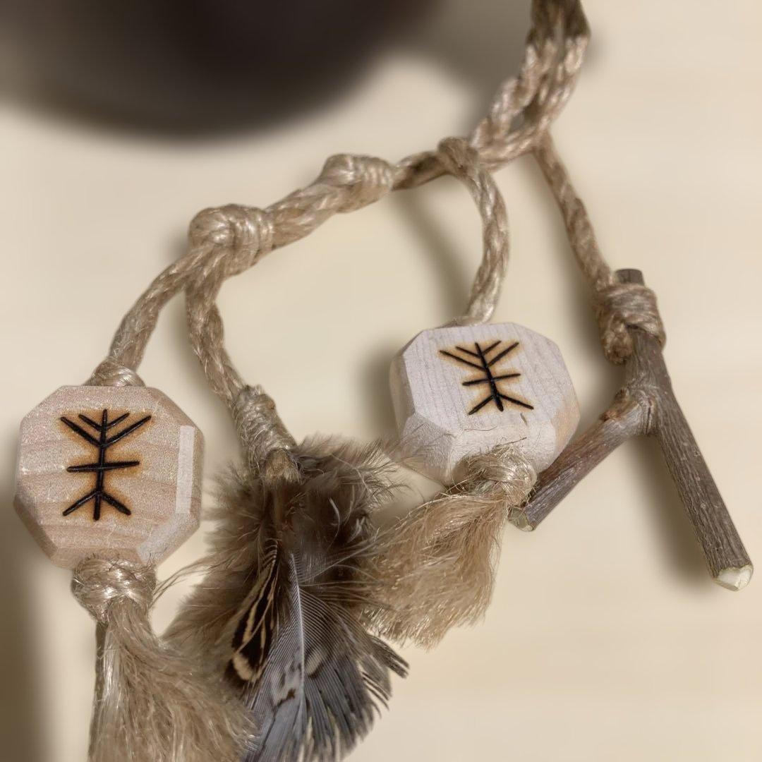 新品】 ソウルオブシベリア シャーマン Ⅱ 羽根 ペンダント NO.3304