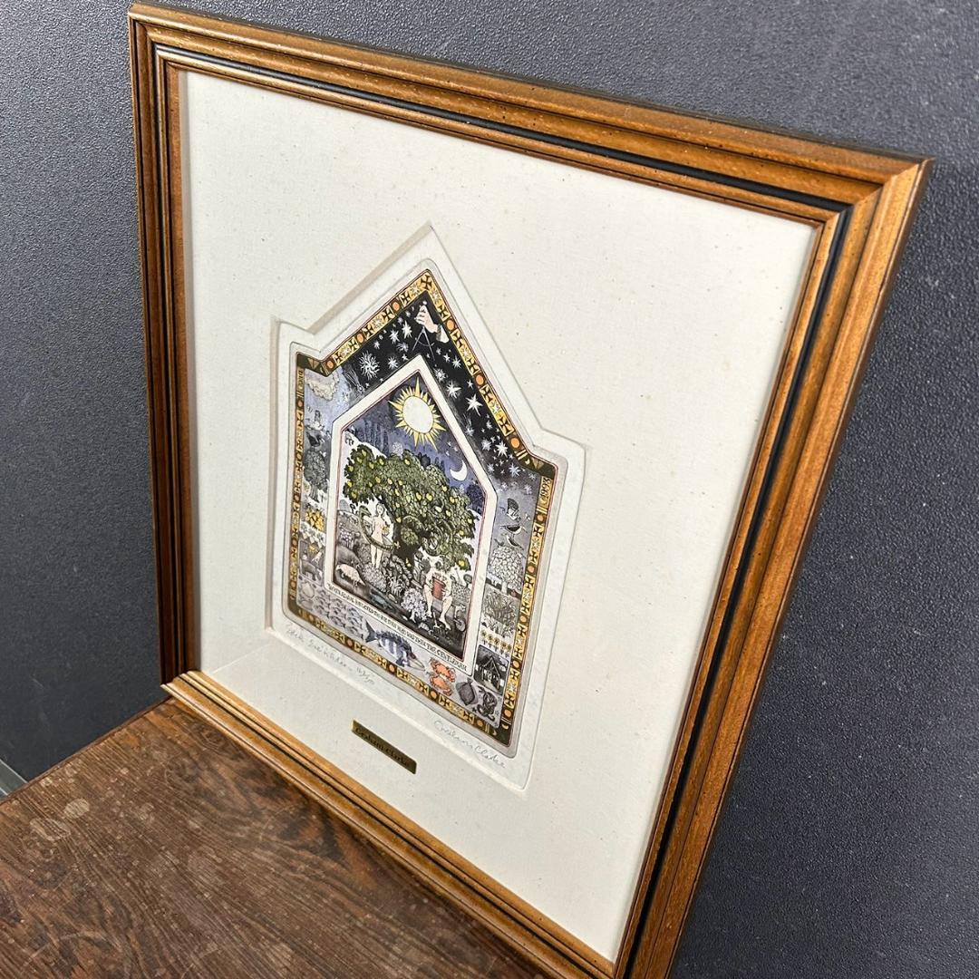 最終値下げ】グラハム・クラーク「エデンのアダムとイブ」エッチング