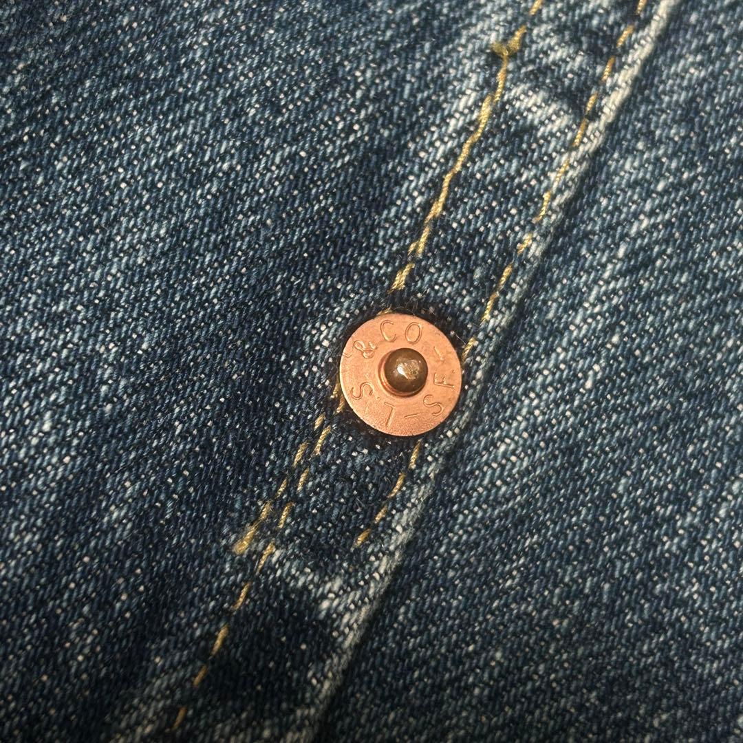 日本製 J02 リーバイスセカンド 71507 38 色落ちビンテージ感