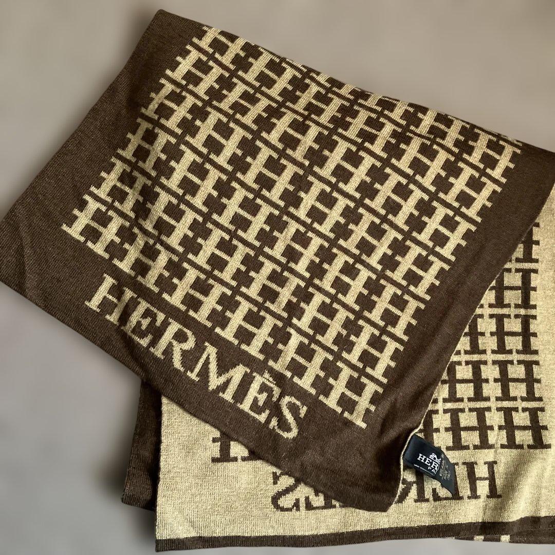 エレキテル 様　HERMES Hロゴパターン マフラー