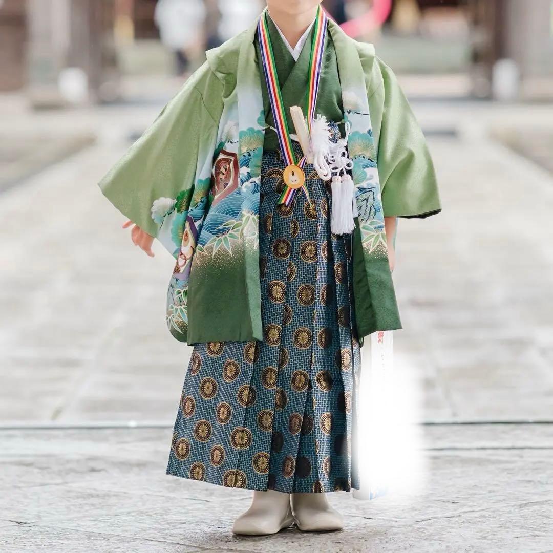 七五三 男の子　着物セット　3歳　5歳　100〜110センチ相当