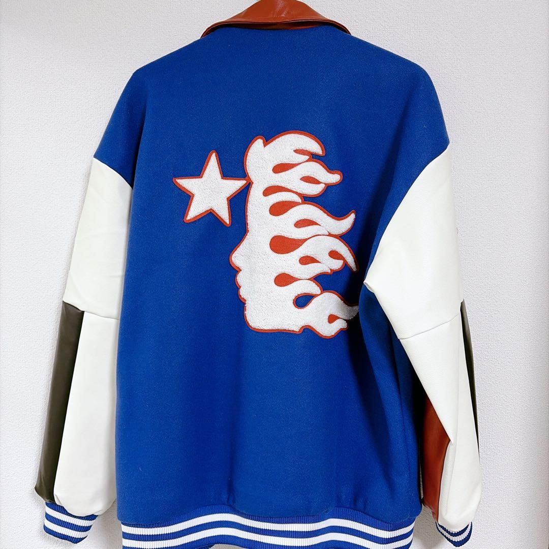 美品】Emmauelaイタリア製 カシミヤスタジャンサガラ刺繍 2XL 高配色