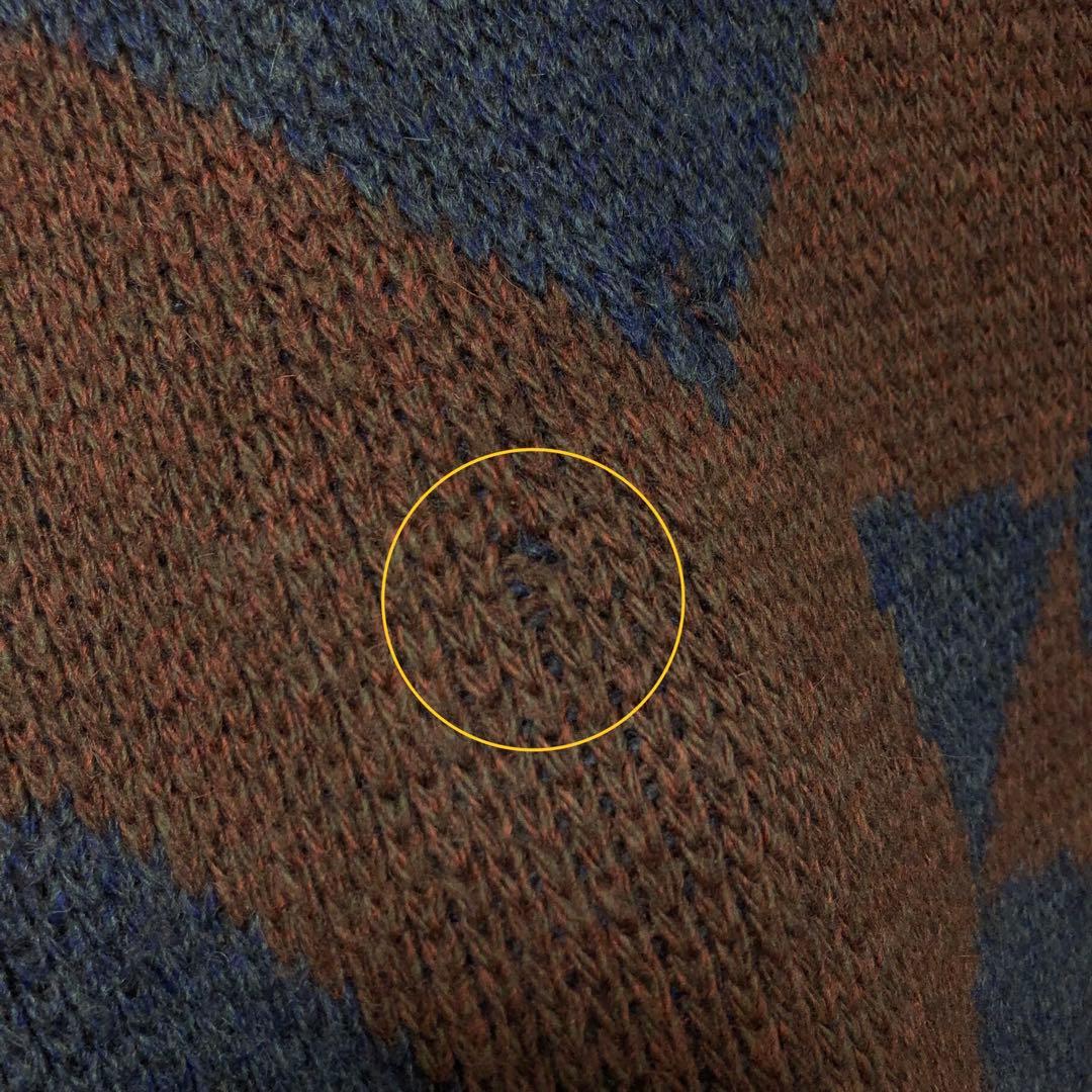 希少 ヴィンテージ ピエールカルダン アルパカ混 ジャガードクルーネックセーター