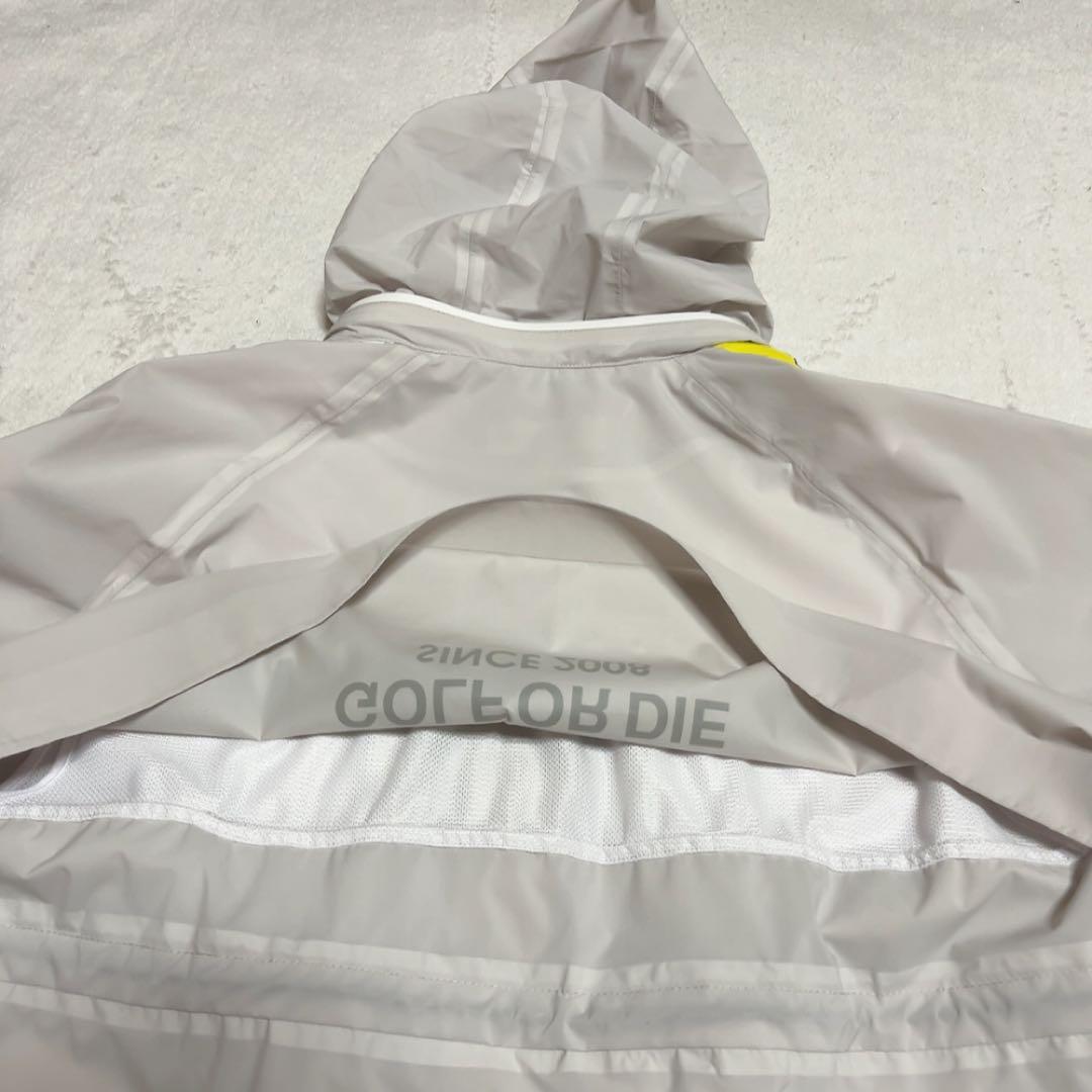 極美品　2024 マークアンドロナ 2WAY レインワンピース 　迷彩　フード