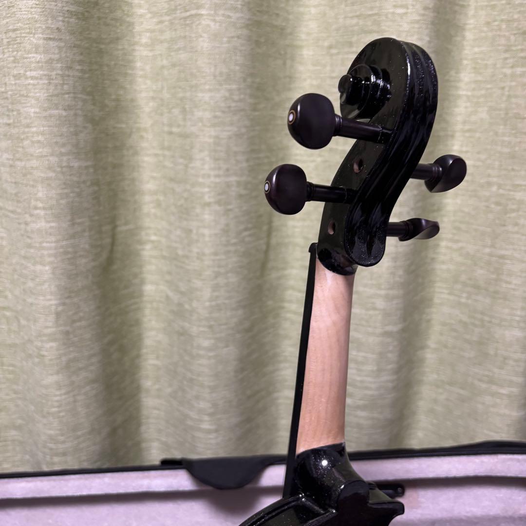 ENNBOM サイレントバイオリン　4/4 エボニー　エレキバイオリン