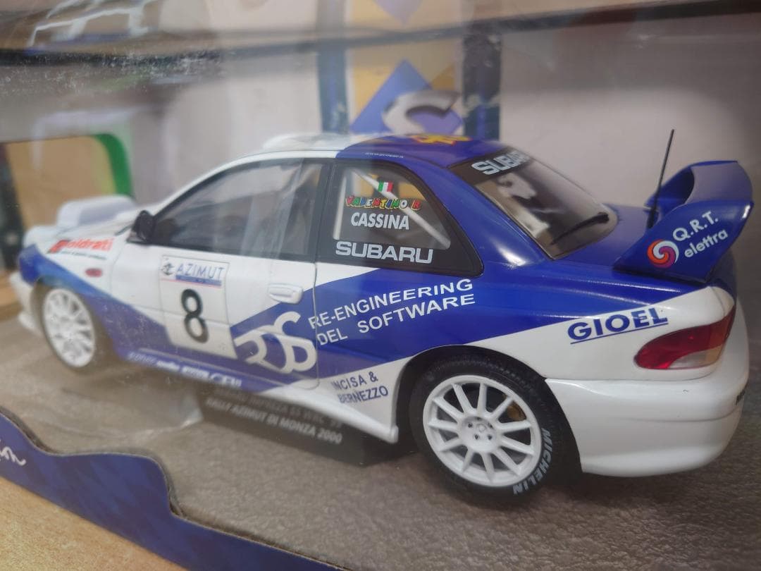 1/18 スバル インプレッサ S5 WRCラリー アジムット2000 ソリド製