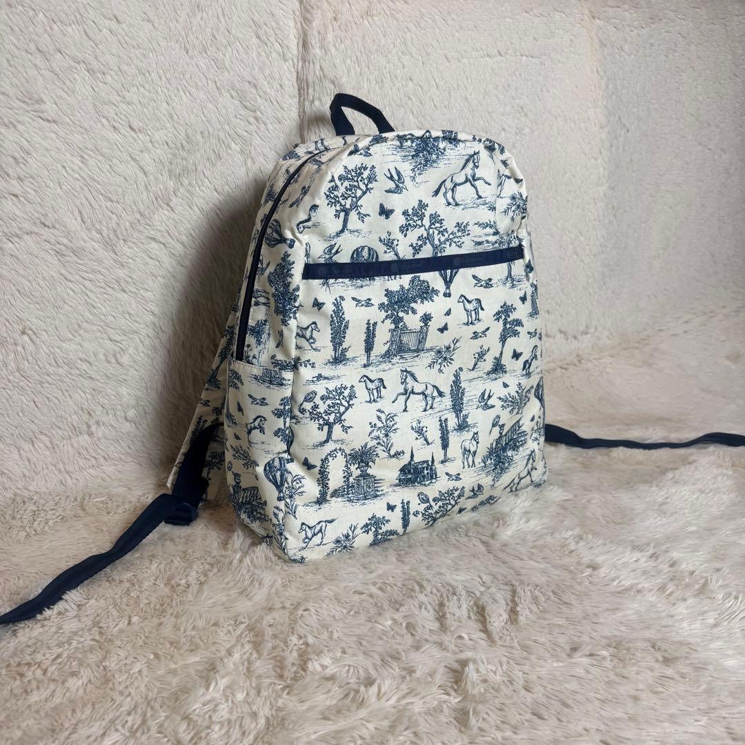 ほぼ未使用 レスポートサック トワルドジュイガーデン リュックサック 希少